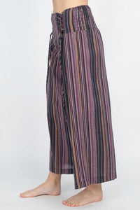 Corset Lace-up Crop Pants