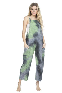 Tie-Dye Oversized Overall