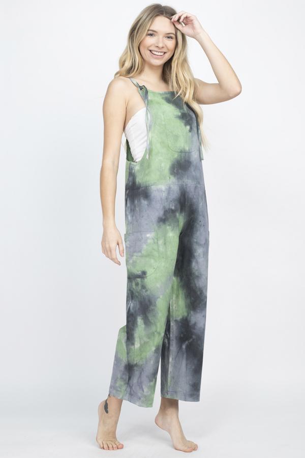 Tie-Dye Oversized Overall