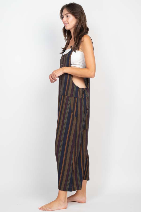 Stripe Oversized Overall