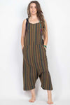 Stripe Oversized Overall