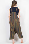 Stripe Oversized Overall