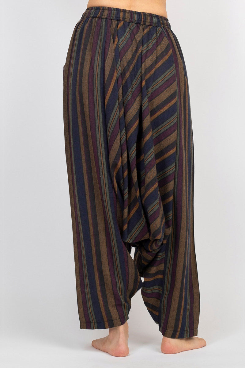 Unisex Drop-Crotch Harem Pants