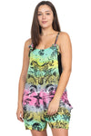 Mushroom Flowy Shortalls