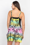 Mushroom Flowy Shortalls