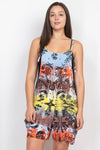 Mushroom Flowy Shortalls