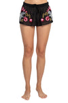 Elephant Embroidery Shorts