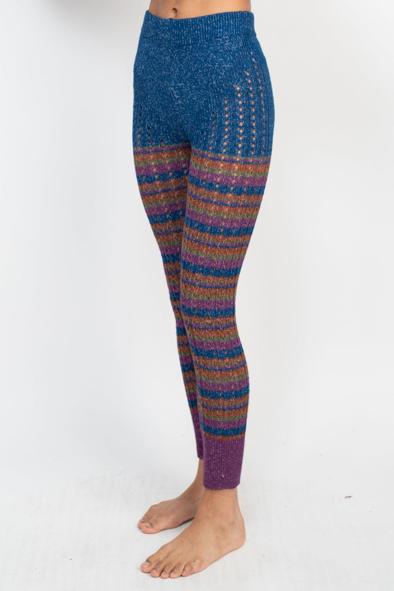 knit pattern leggings