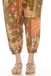 Tropical Patchwork Harem Pants