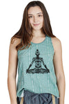 Balance Your Chakras Meditating Buddha Boho Tank Top