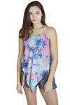 Diamond Layers Funky Halter Beach Crop Top