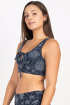 Organic Cotton Celestial Print Yoga Bra