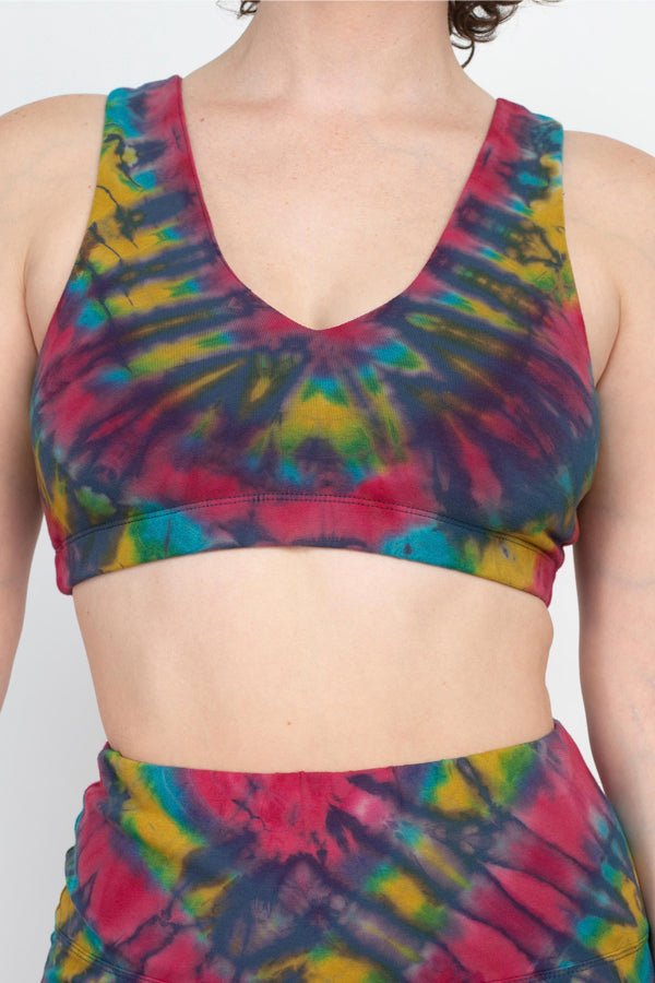 Tie Dye High Neck Organic Cotton Bra – Lakhay-Retail
