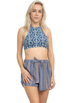 Peace Sign Halter Top