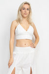 Homespun Cotton Bra Top