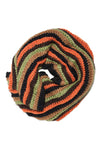Women's Boho Knitted multi infinity scarf