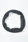 Crocheted Two Tone Infinity Scarf