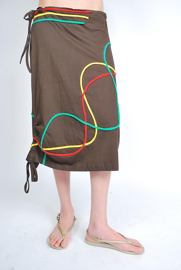 Sinker Skirt with Rasta piping