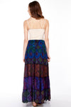 Vintage looks Washed Patch Skirt: Multi