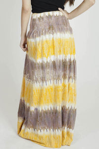 Women's Tie Dye Long Maxi Skirt