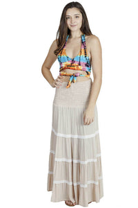 Women's Light Summmer Long Boho Gypsy Skirt