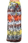 Mushroom Tie-Dye Maxi Skirt