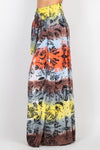 Mushroom Tie-Dye Maxi Skirt