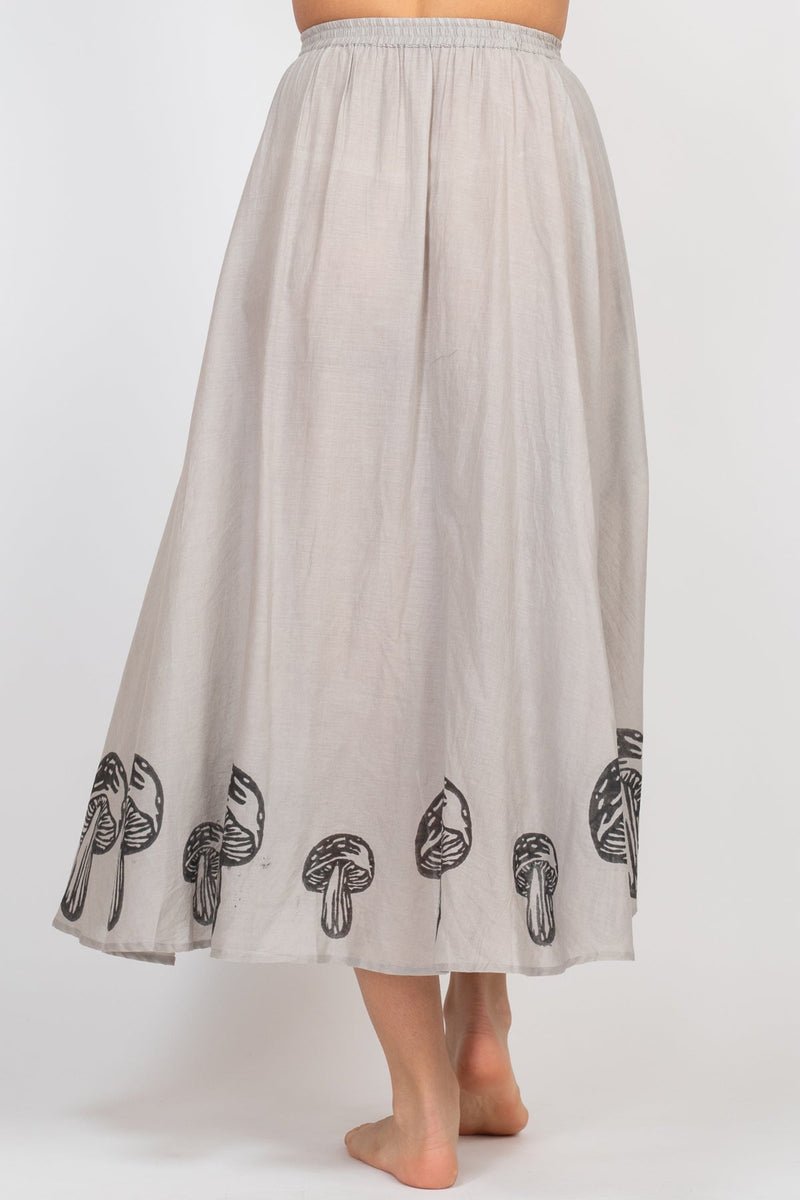 Blockprinted Flowy Circle Skirt