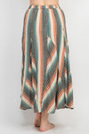 Twirl Striped Maxi Skirt