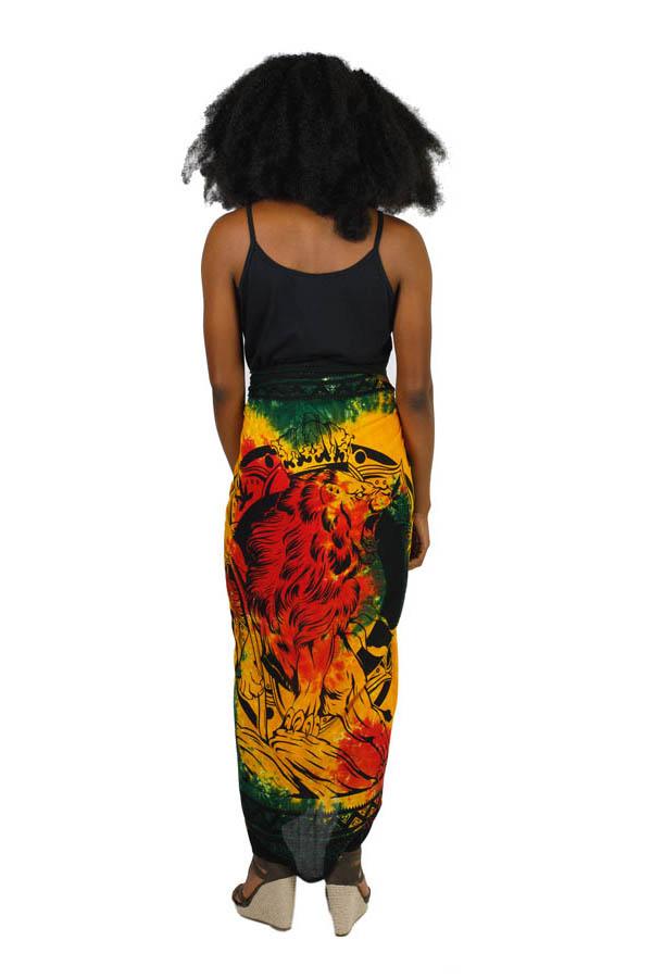 Tie Dye Lion of Judah Rasta Sarong