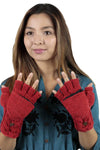 Winter Warm Classic knit glittens Fingerless gloves
