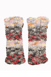 Fun Colorblend Stripe Hemp Blend Arm Warmers-Black