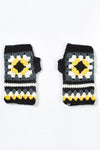 Flower Patch Crocheted Fingerless Gloves