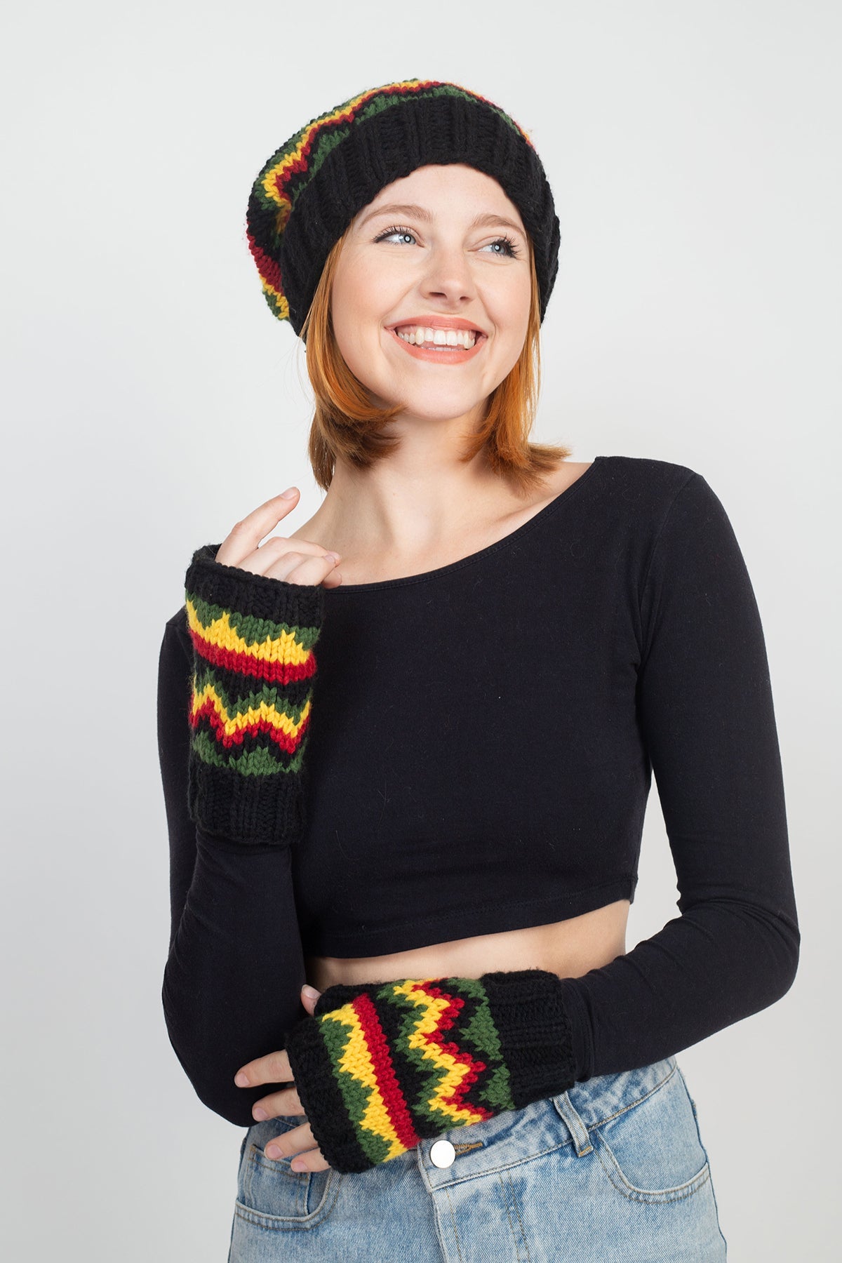 Rasta ZigZag Arm warmer