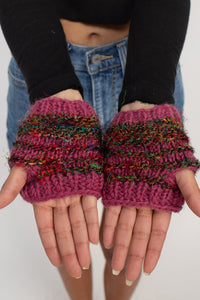 Recycled Silk-Wool Palm Warmer