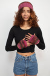 Recycled Silk-Wool Palm Warmer