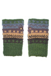 Winter hand knit handwarmer, fingerless Gloves