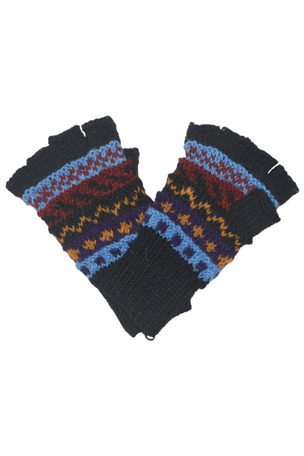 Winter Love Fingerless Wool Arm Warmers