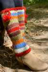 Multi color legwarmer
