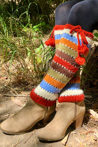 Multi color legwarmer