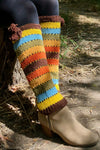 Multi color legwarmer