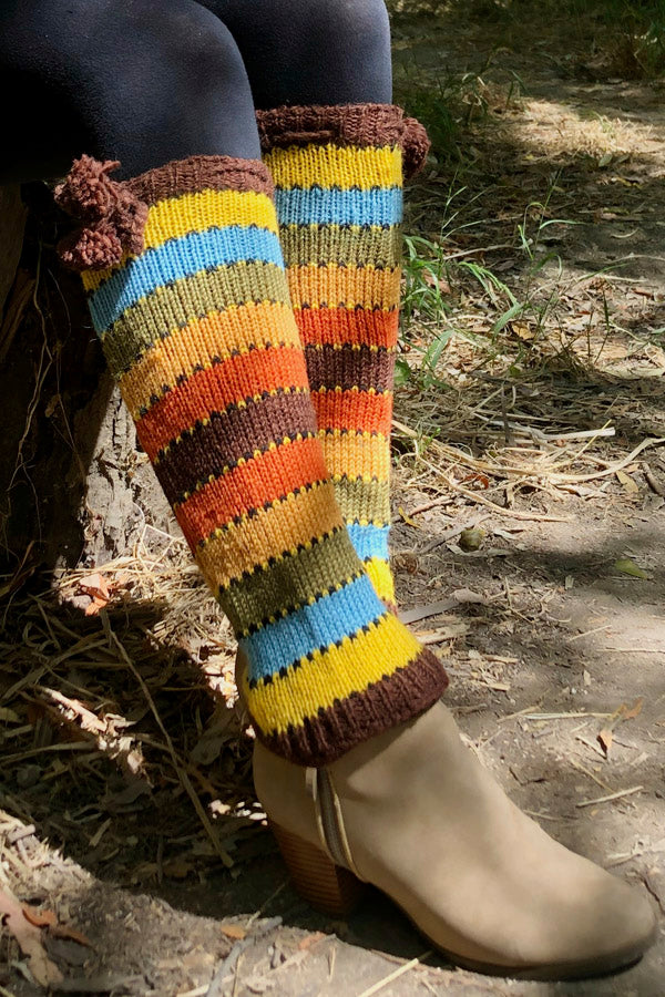 Multi color legwarmer