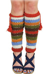 Multi color legwarmer