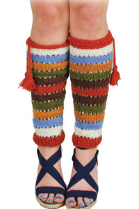 Multi color legwarmer