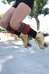 Multi knit boot sleeves