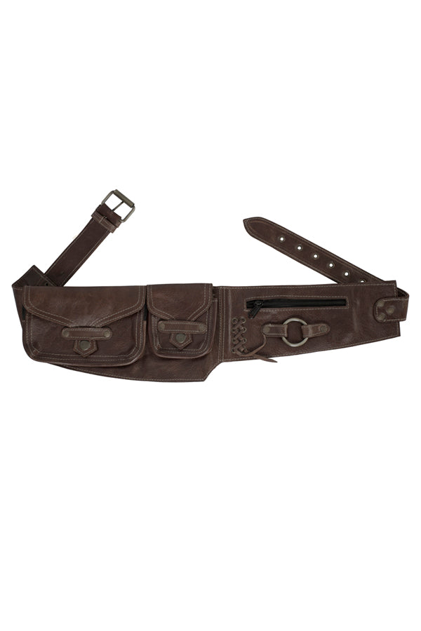 Leather Utility Belt Bag, Hip Purse