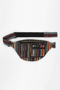 Cotton fanny Pack Utility Waist Belt Bag-multi