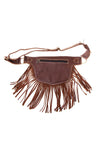 The Funky Fringe Traveler - A Leather Hip Bag Belt