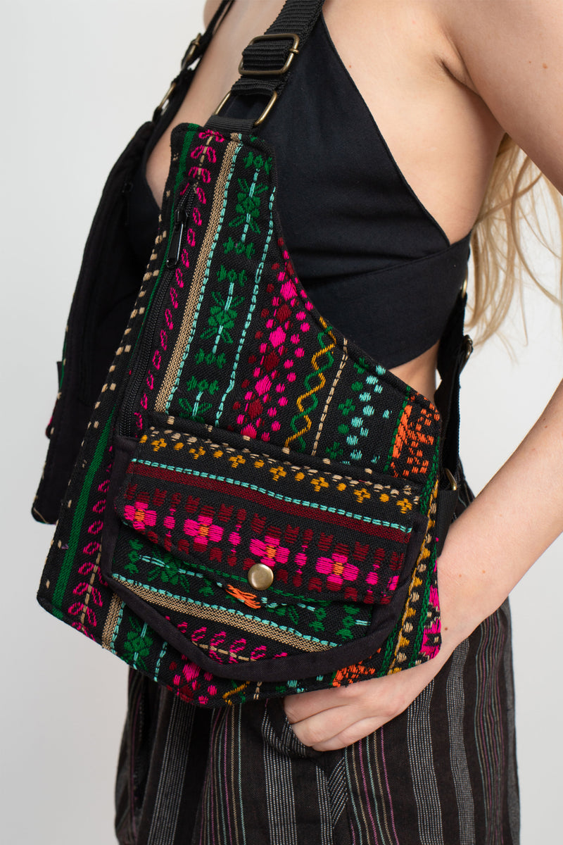 Jacquard Vest Bag