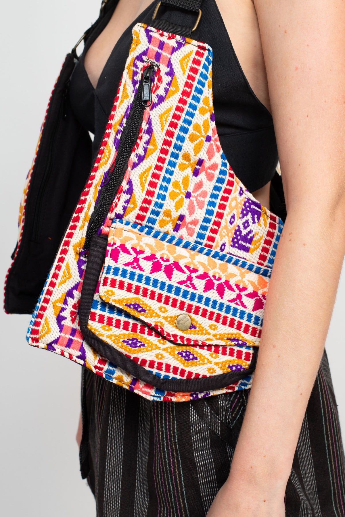 Jacquard Vest Bag